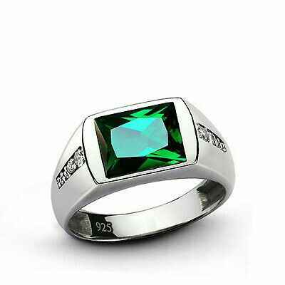  Anillos de compromiso con esmeraldas 💚 - 8