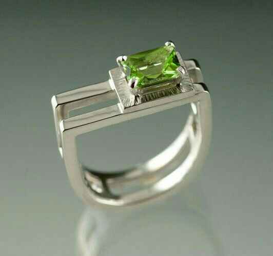  Anillos de compromiso con esmeraldas 💚 - 13