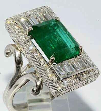  Anillos de compromiso con esmeraldas 💚 - 14