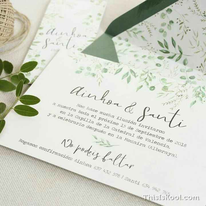  Inspiración: invitaciones verdes 💚 - 4