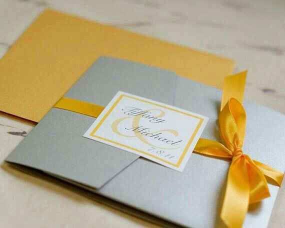  Inspiración: invitaciones amarillas 💛 - 6