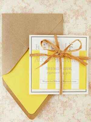  Inspiración: invitaciones amarillas 💛 - 8