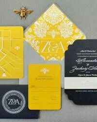  Inspiración: invitaciones amarillas 💛 - 9