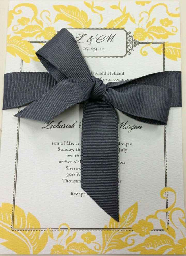  Inspiración: invitaciones amarillas 💛 - 11