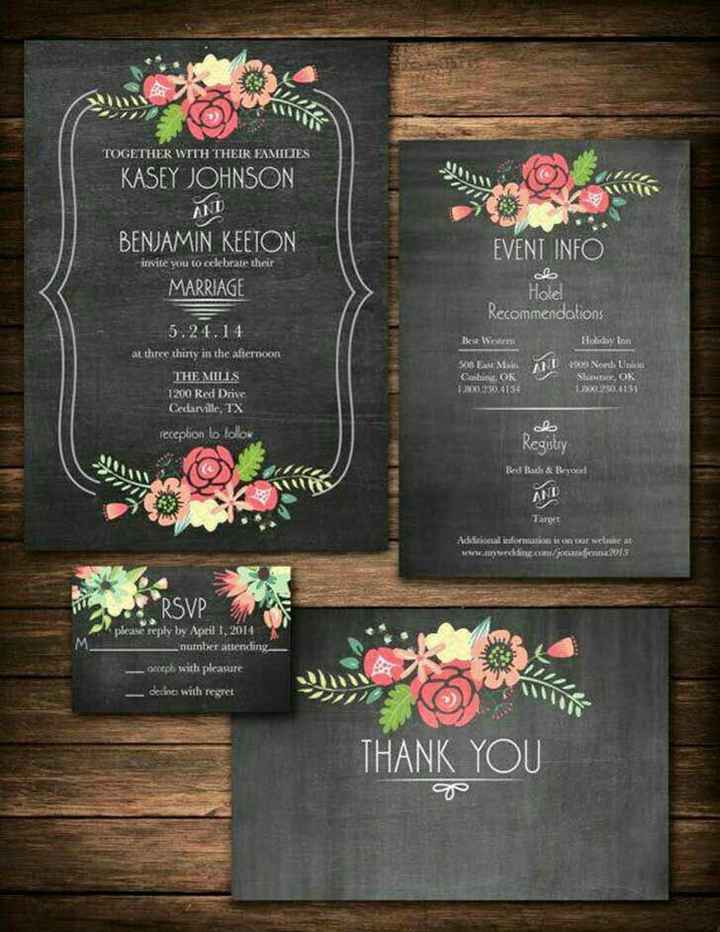  Inspiración: invitaciones negras 🎩 - 4