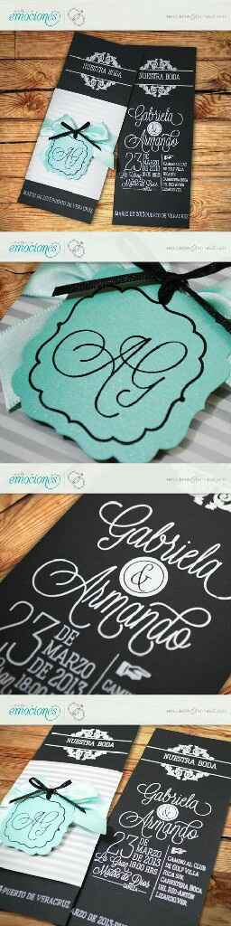  Inspiración: invitaciones negras 🎩 - 5