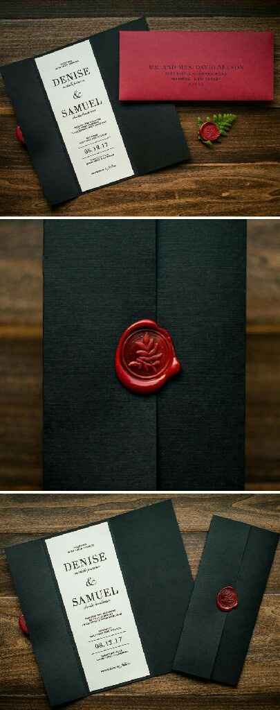 Inspiración: invitaciones negras 🎩 - 11