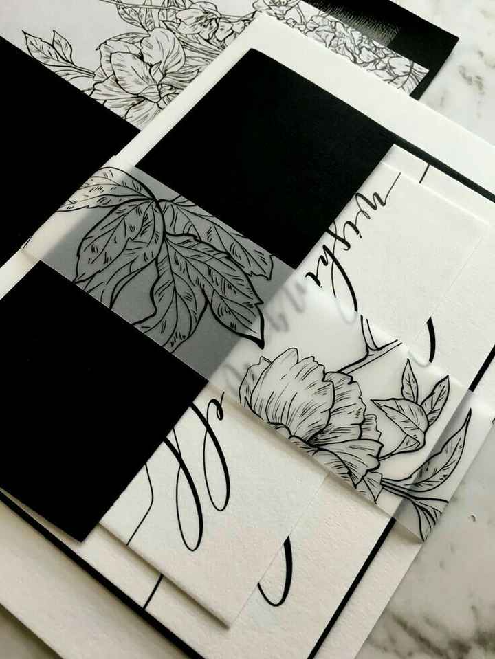  Inspiración: invitaciones negras 🎩 - 13