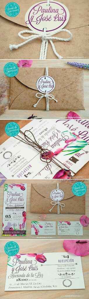  Tendencias: Invitaciones boda rústica 🍂 - 7