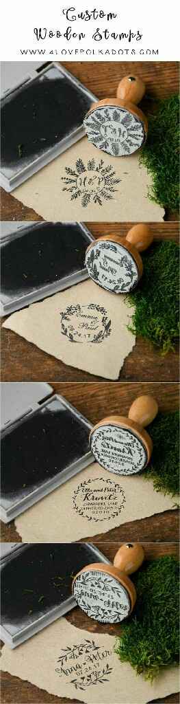  Tendencias: sellos de goma nupciales ⚓ - 12