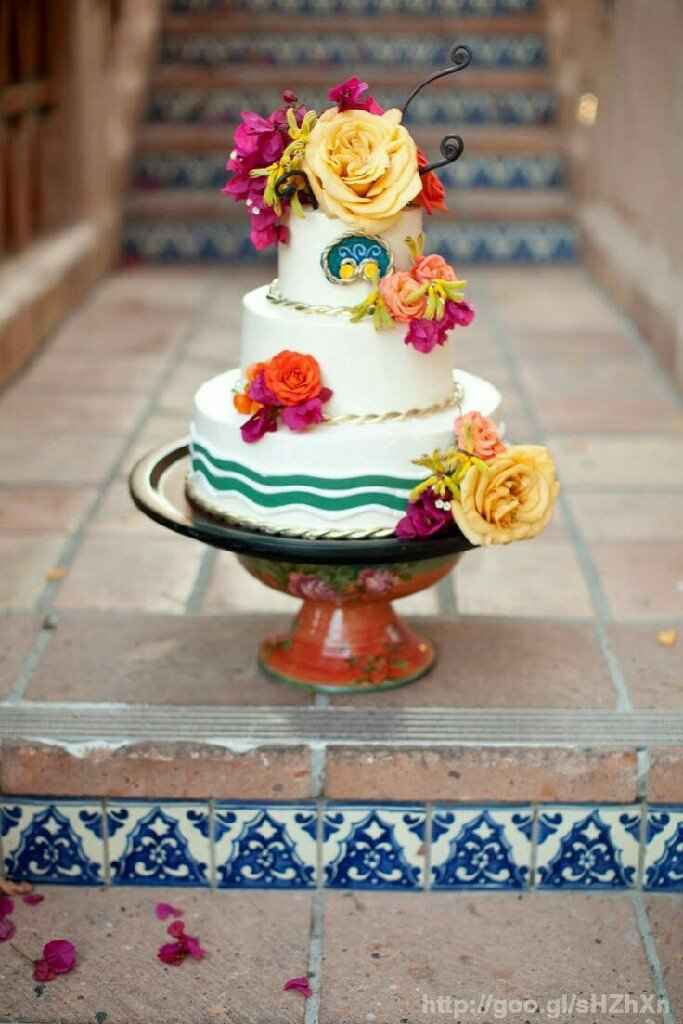  Inspiración: Pastel temática mexicana 💚❤ - 7