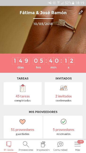  Cuánto  les falta para su  día B? - 1