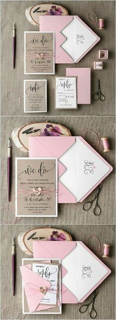  Invitaciones rosa para el mes rosa 💕 - 12