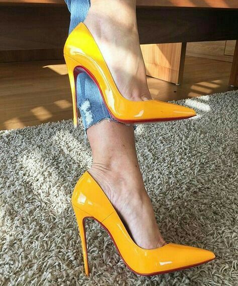 Zapatillas amarillas! 💖 4