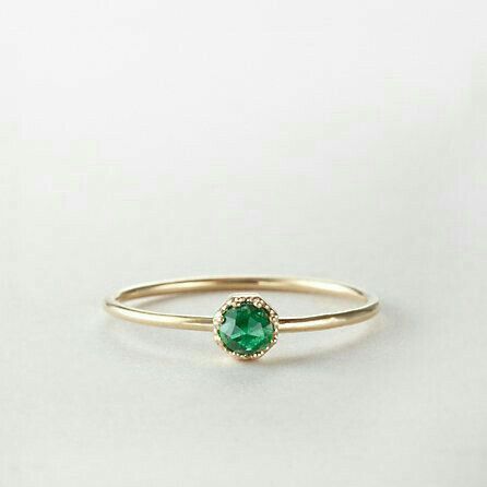  Anillos de compromiso con esmeraldas 💚 - 2
