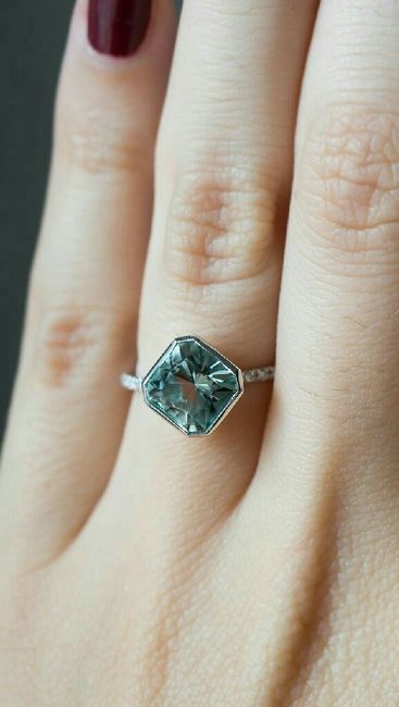  Anillos de compromiso con esmeraldas 💚 - 6