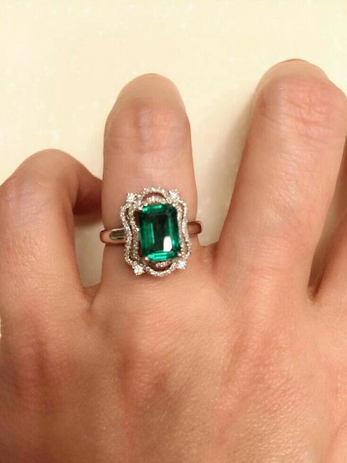  Anillos de compromiso con esmeraldas 💚 - 20
