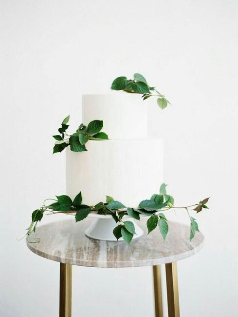  Pastel de bodas greenery 💚 - 6