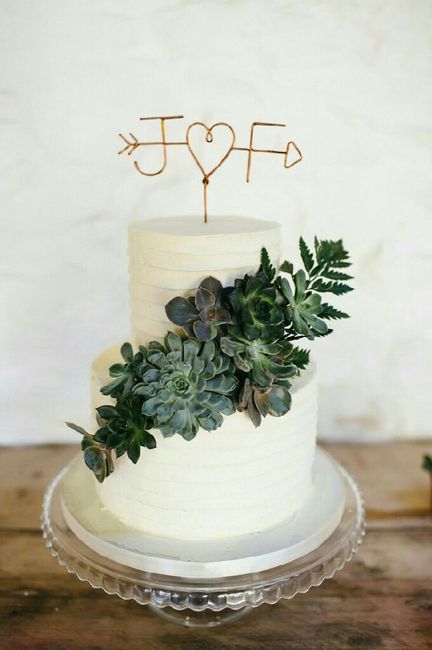  Pastel de bodas greenery 💚 - 18
