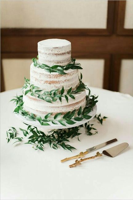  Pastel de bodas greenery 💚 - 21