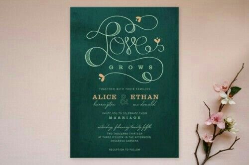  Inspiración: invitaciones verdes 💚 - 5