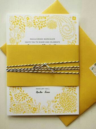  Inspiración: invitaciones amarillas 💛 - 1