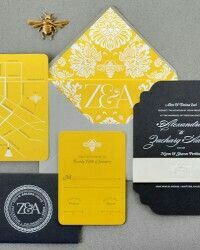  Inspiración: invitaciones amarillas 💛 - 9