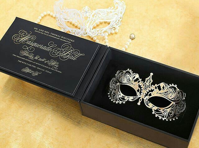  Inspiración: invitaciones negras 🎩 - 12