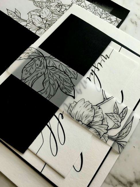  Inspiración: invitaciones negras 🎩 - 13