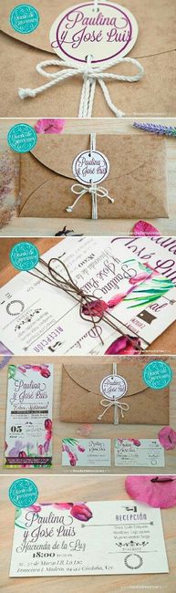  Tendencias: Invitaciones boda rústica 🍂 - 7