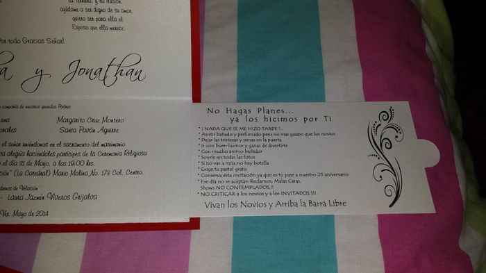 Fascinada con mis invitaciones!! - 7