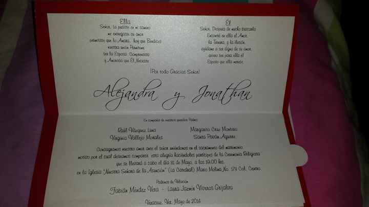Fascinada con mis invitaciones!! - 5
