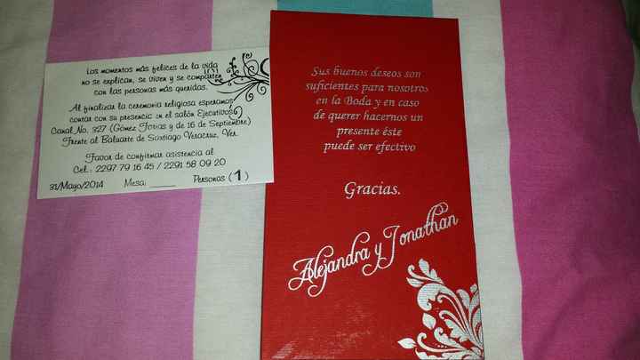 Fascinada con mis invitaciones!! - 6