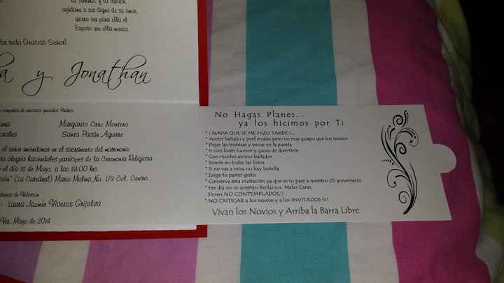 Fascinada con mis invitaciones!! - 7