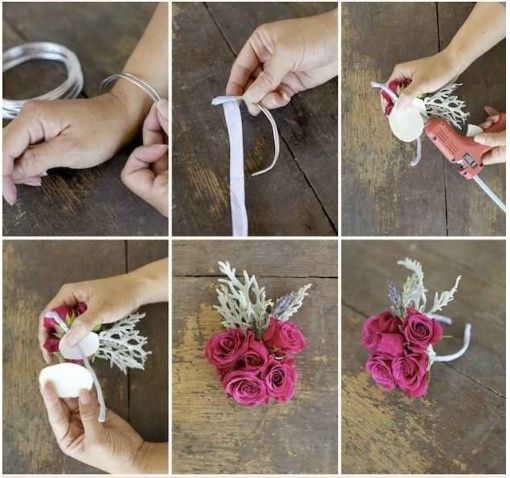 diy corsage en rosa! 2