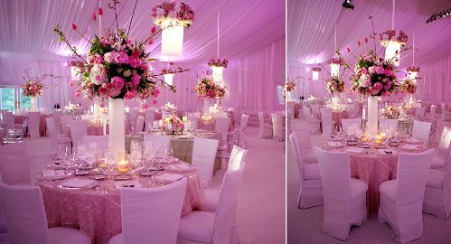 Mesas en decoracion en rosa 4