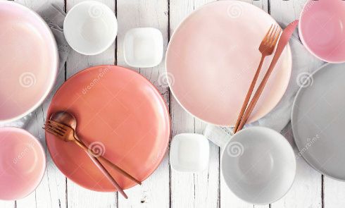 Vajilla en tonos rosas? 3