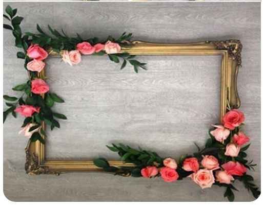 Marco decorativo diy para tu boda! en rosa! - 2