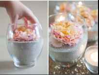 diy centros de mesa en rosa! - 7