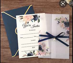 Invitaciones tonos azules - 5