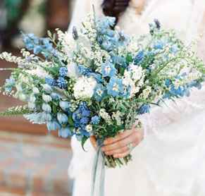 Ramos de Novia en tonos azules - 4