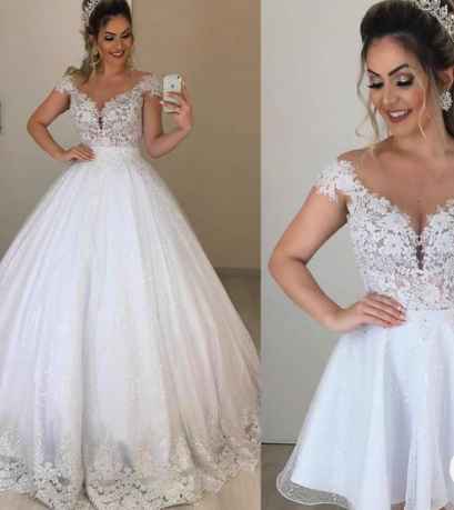 Inspo: Vestidos de Novia con elementos desmontables - 6