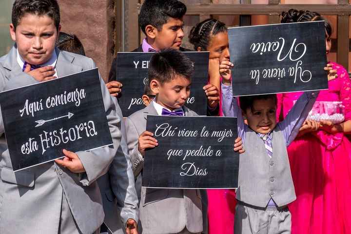 Los pajes ya listos!