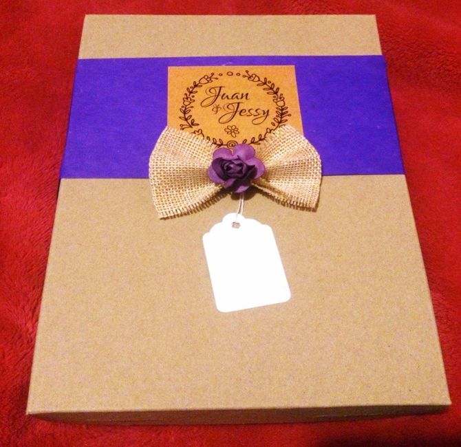 Cajita de invitacion