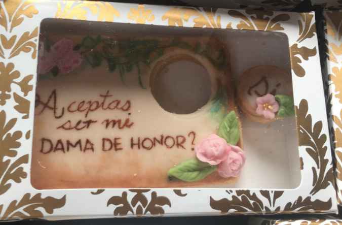 ¿Aceptas ser mi dama?