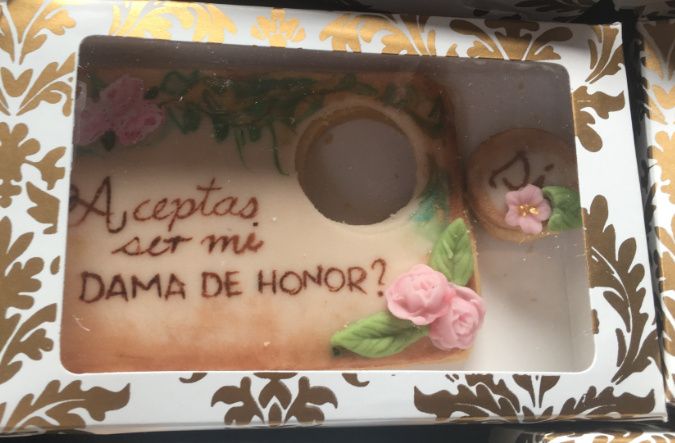 ¿Aceptas ser mi dama?