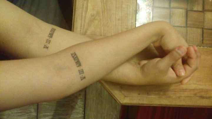 A 5 días mis letras gigantes y nos tatuamos!!! - 2