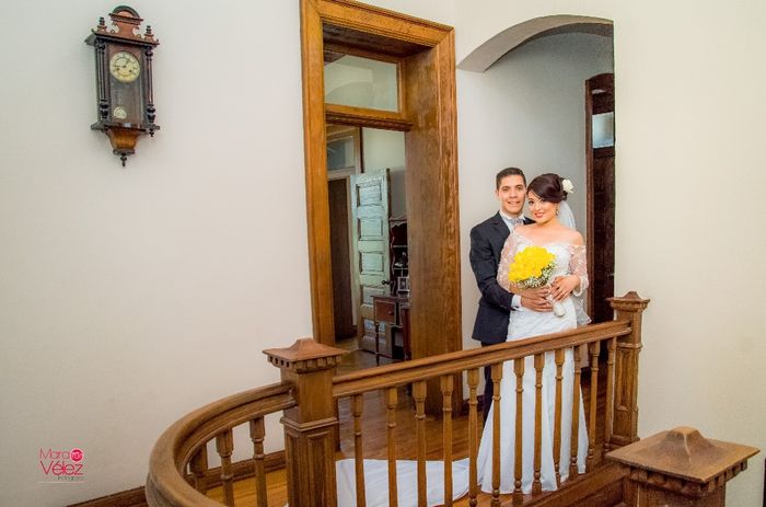 Mas fotos de los novios