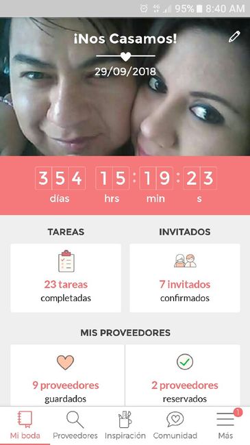 ¿Cuántos días faltan para tu día B? - 1