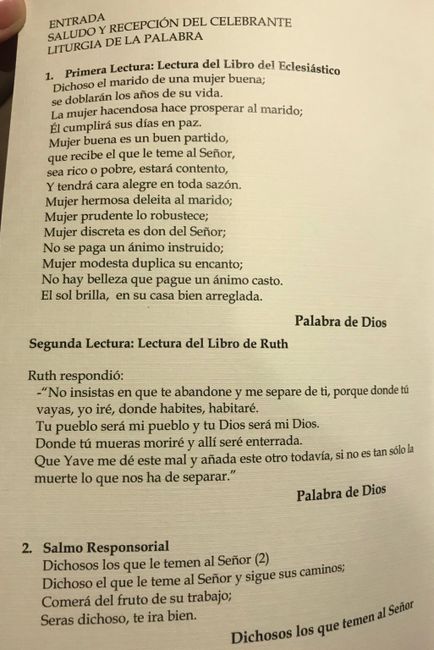 ¿qué lecturas me recomiendan para la ceremonia de la boda? - 2
